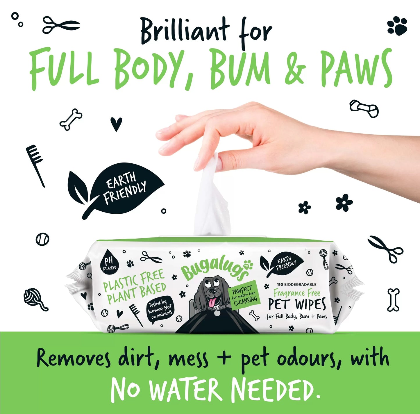 Bugalugs Dog Wipes