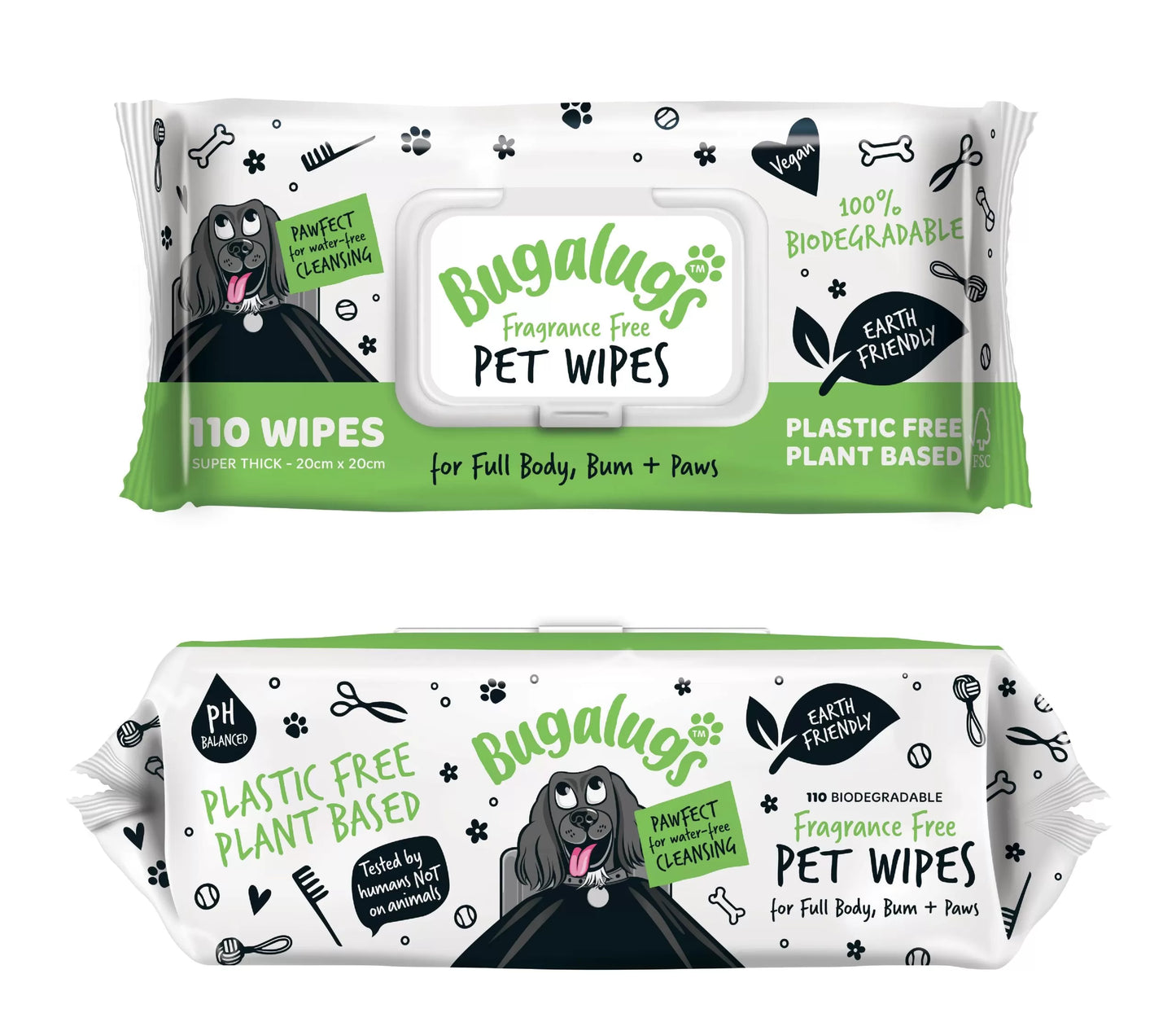 Bugalugs Dog Wipes