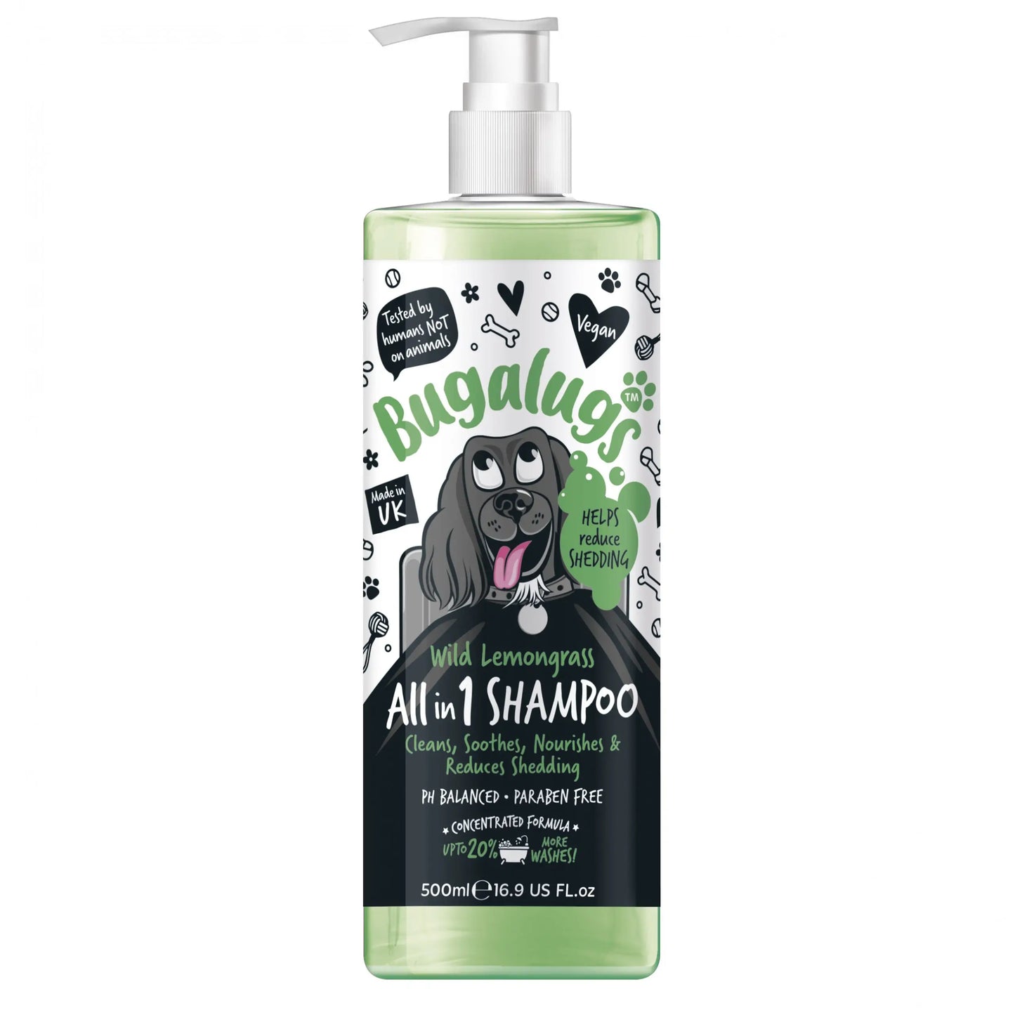 Bugalugs Wild Lemongrass All In One shampoo